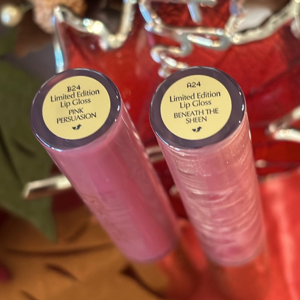 Estée Lauder Limited Editions Lip Gloss paired.